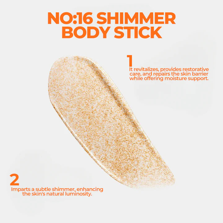 SINOZ No:16 Shimmer Body Stick - Блясък и интензивна грижа за кожата