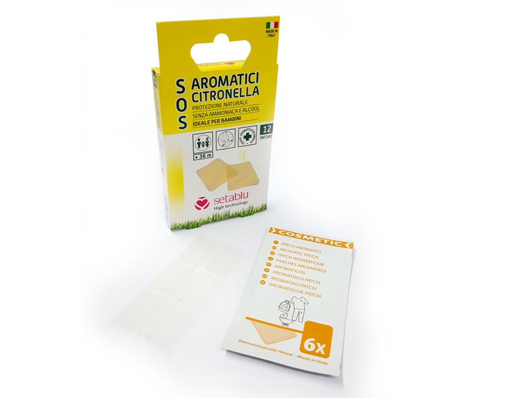 S.O.S. Натурална Защита Против Комари , Лепенки с Цитронела , 12 бр.