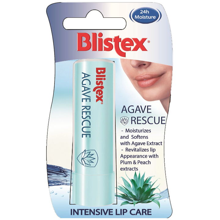 Blistex Agave Rescue Балсам за Устни – 24ч Хидратация и Плодова Свежест, 3.7гр