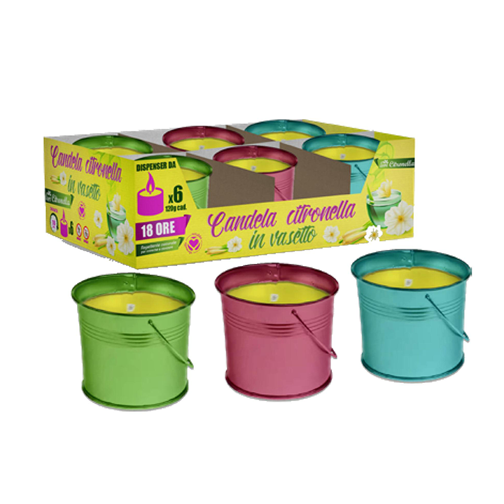 Ароматна Свещ с Цитронела - Натурална Защита от Комари на Открито, 18часа
