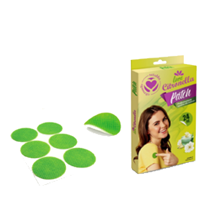 Цитронела лепенки - Натурална защита от комари за вътрешни и открити пространства, 24бр
