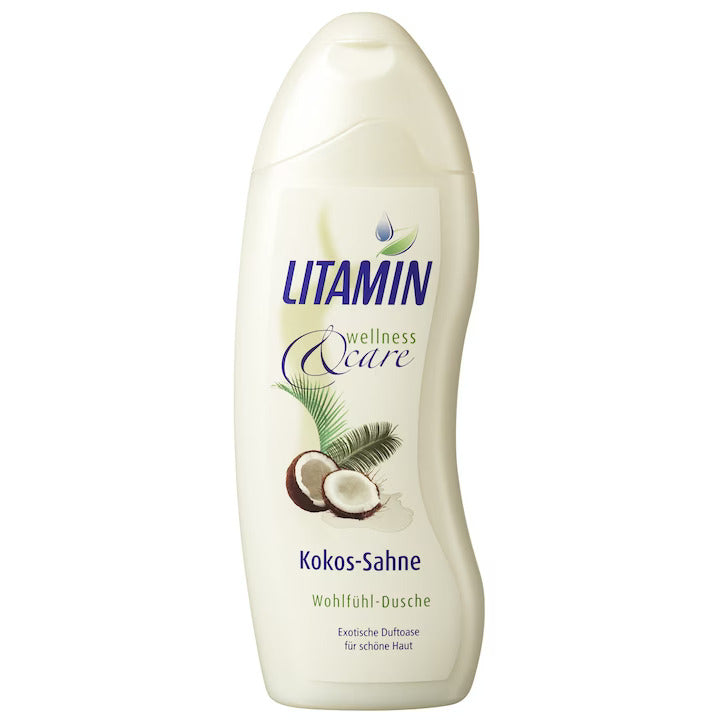 Litamin Душ-Гел с Кокосово Мляко 250 мл – Екзотична мекота и дълбока хидратация