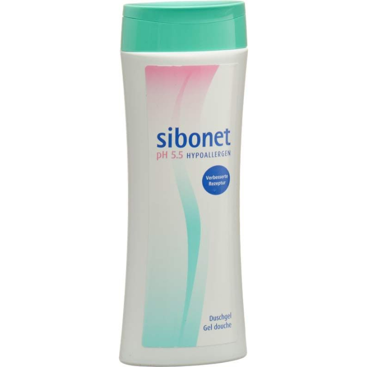 Sibonet Душ-Гел с Бадем и Лайка, pH 5.5, 250 мл