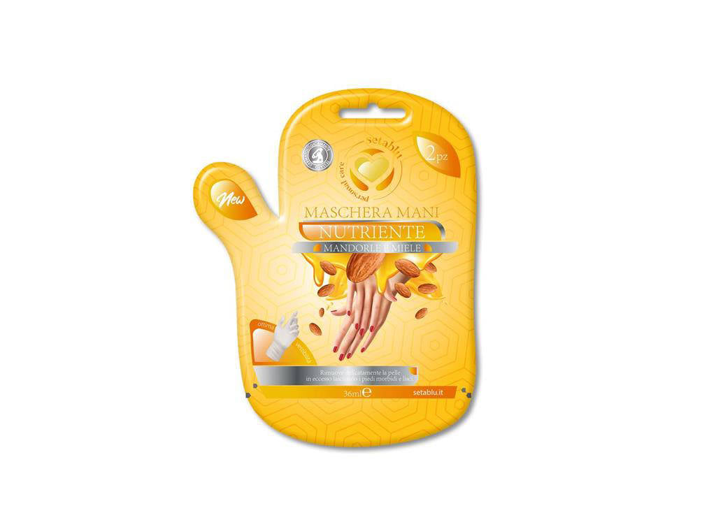 Setablu маска за ръце тип "ръкавичка" с Мед и Бадемово масло