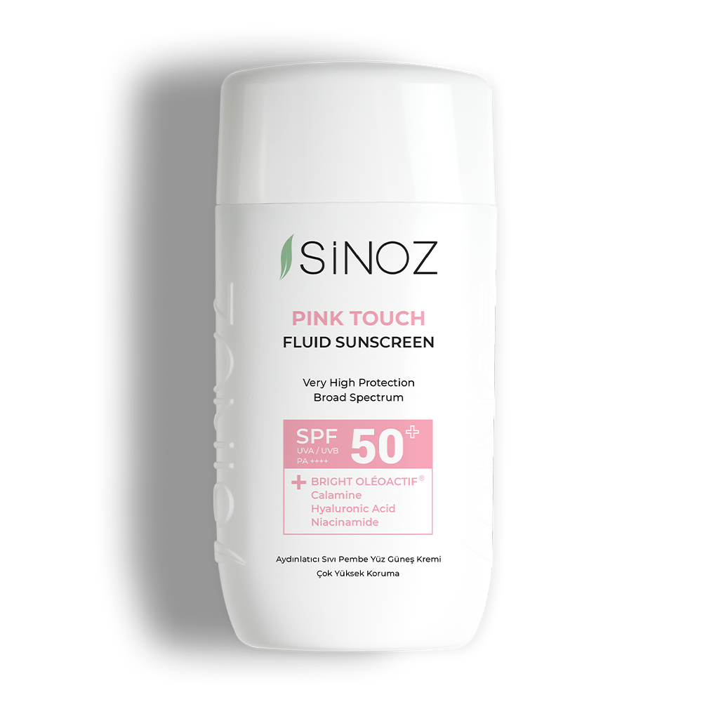 Озаряващ слънцезащитен флуид SINOZ Pink Touch Fluid SPF 50+ – 50мл