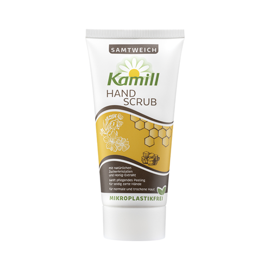 Kamill Скраб за ръце Захар и Мед, 75ml – копринено меки ръце с естествена грижа