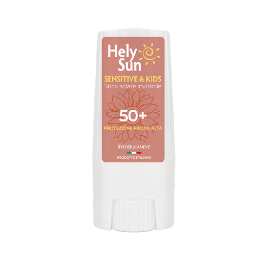 HelySun Sensitive & Kids SPF 50+  Невидим слънцезащитен стик за чувствителна кожа и деца, 9ml