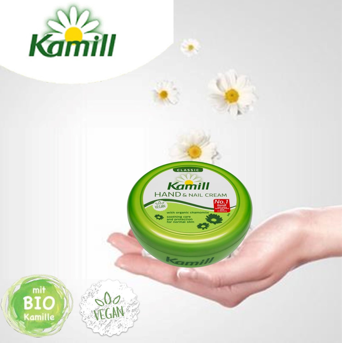 Kamill Hand & Nail Cream CLASSIC – Класически крем за ръце и нокти с лайка, 150ml